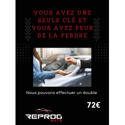 UCH VIERGE RENAULT CLIO 3 A CARTE MAIN LIBRE 8200780033 U118400400K N85 INT