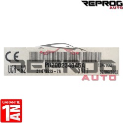 UCH VIERGE RENAULT CLIO 2 N2 P8200234045A V4.7 SAGEM UCH-N2 21673923-7A