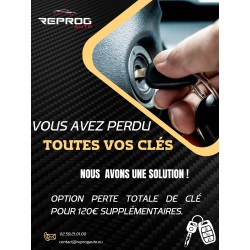 CLÉ VIERGE RENAULT CLIO 3 III MODUS TWINGO II TÉLÉCOMMANDE 2 BOUTONS 7701209235 PLIP CLEF