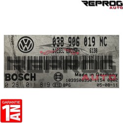 CALCULATEUR DÉCODÉ VW POLO 1.9 TDI 0281011819 038906019NC BOSCH EDC15P+