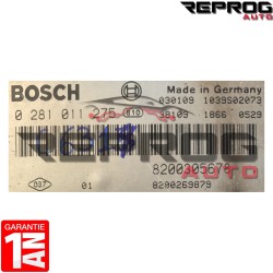 CALCULATEUR VIERGE RENAULT 1.9DCI 0281011275 8200305678 8200269879 BOSCH EDC16C3