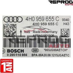 CALCULATEUR AIRBAG VIERGE AUDI A8 4H0959655C 0285010856 BOSCH