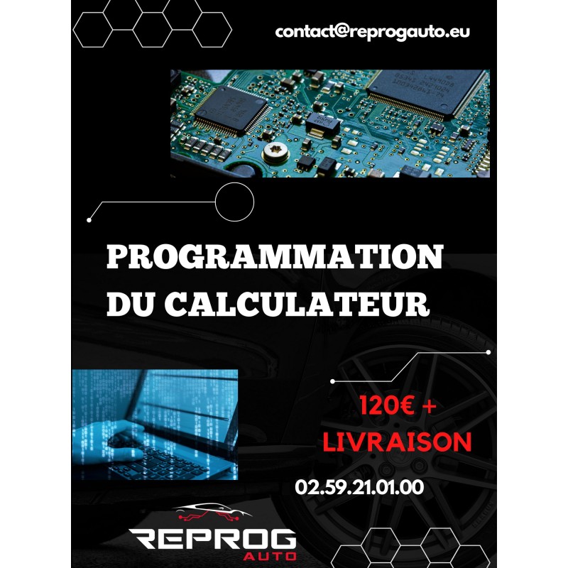 PRESTATION DE PROGRAMMATION CALCULATEUR MOTEUR OCCASION FOURNI PAR LE CLIENT