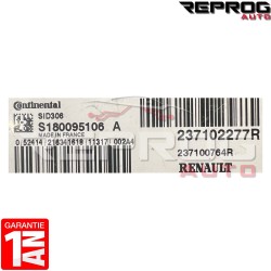 CALCULATEUR VIERGE DACIA S180095106A 237102277R 237100764R CONTINENTAL SID306