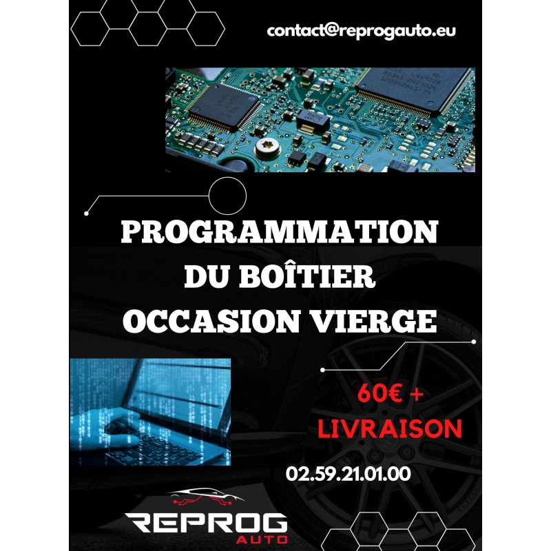 PRESTATION DE PROGRAMMATION CALCULATEUR MOTEUR OCCASION VIERGE OU DÉCODÉ