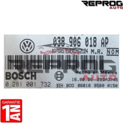 CALCULATEUR DÉCODÉ VW BEETLE TDI 038906018AP 0281001732 BOSCH EDC15