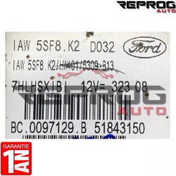 CALCULATEUR MOTEUR VIERGE FORD KA 1.2i IAW 5SF8.K2 HW401 51843150